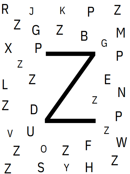 CAÇA LETRA Z