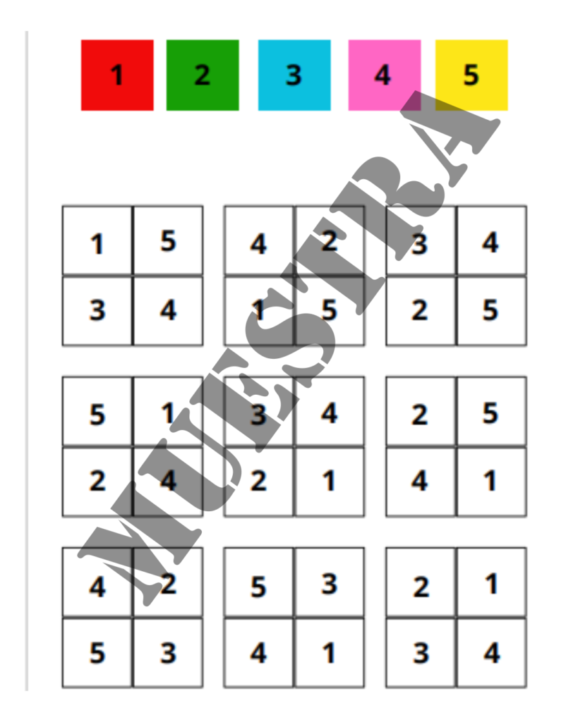 ad 1 Colores y Números en Armonía